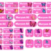 Butterflies labels