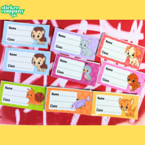Boys School Name Labels Pack of 20 Stickers
