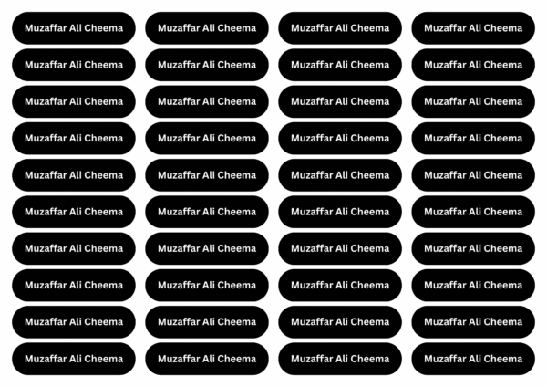 Simple Name Labels Stickers