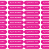 Simple Name Labels Stickers
