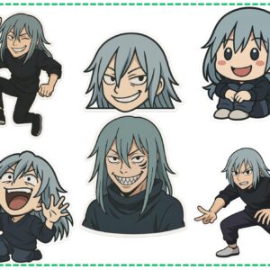 Mahito stickers Pack of 6 Stickers